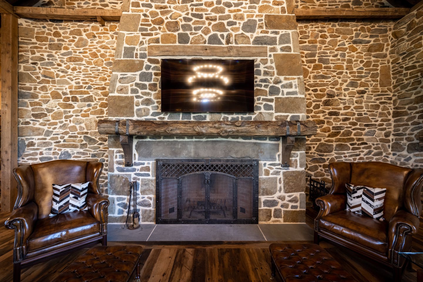 Vintage Wood and Forged Iron